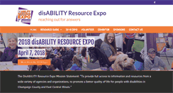 Desktop Screenshot of disabilityresourceexpo.org